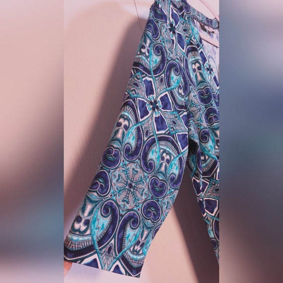 Easywear by Chico's Top Size 3 XL Single Button Closure Three Quarter Cardigan - Picture 4 of 11